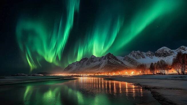 Sky on Fire Tonight: Giant ‘Solar Canyon’ Aims 800‑km/s Wind at Earth—Northern Lights Could Ignite 15 U.S. States & Test Global Tech