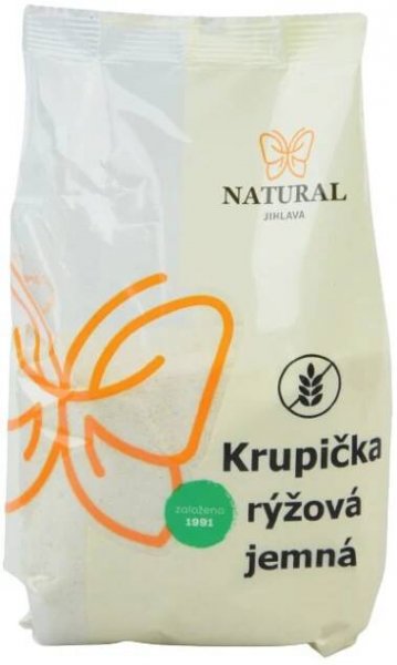 Natural Jihlava Rýžová krupička jemná | Aktin