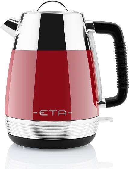 Eta 9186 90030 Storio, 1,7 l, 2150 W, Červená, Nerezová ocel, Nastavitelný termostat