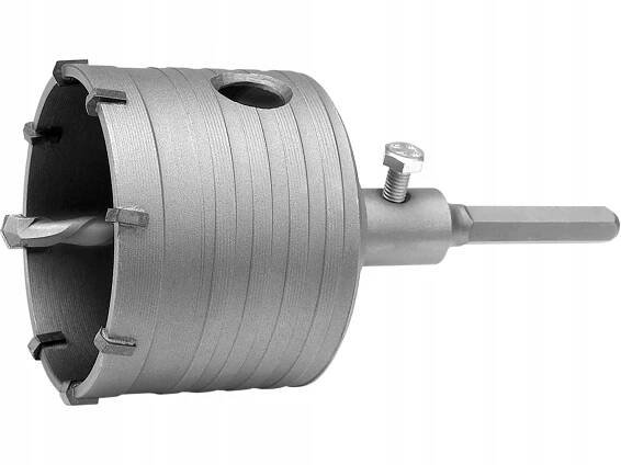 Yato YT-4402, Děrovka, Zednické vrtáky, 6,5 cm, Cihla, Betonový, 5 cm, Ocel