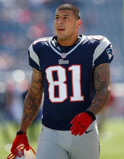 Aaron Hernandez was a Pro Bowl tight end with the New England Patriots before his arrest for the murder of Odin Lloyd.