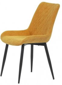 Jídelní židle NICOLETTE - žlutá/černá