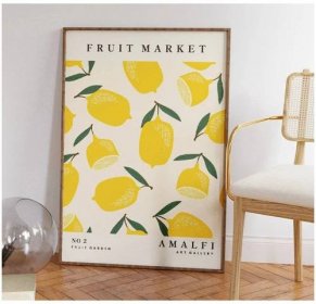 lemon art print