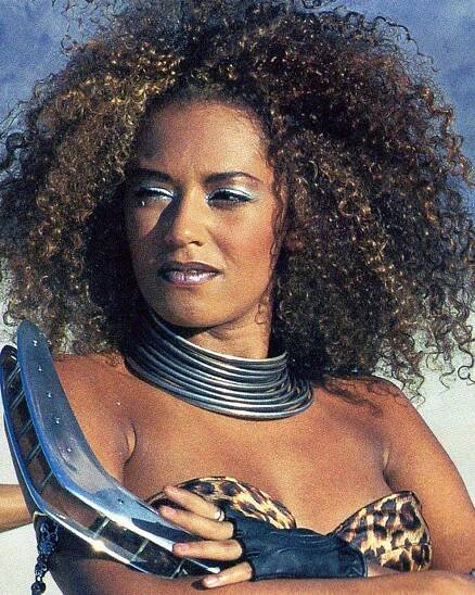 Mel B on the set of the 'Say YouÍll Be There'