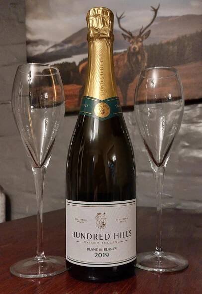 Hundred Hills Blanc de Blancs Oxfordshire England