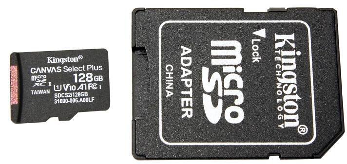 Paměťová karta microSDHC, 128GB, class10 UHS-I, Canvas Select Plus + adaptér na SD kartu