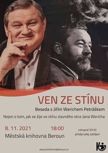 Jiří Werich Petrášek, syn slavného Jana Wericha, bude besedovat v berounské knihovně | Berounský Region