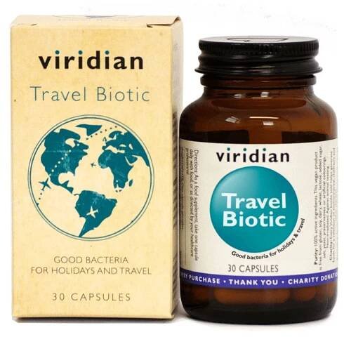 Viridian - Travel Biotic 30 kapslí - cestovní probiotika