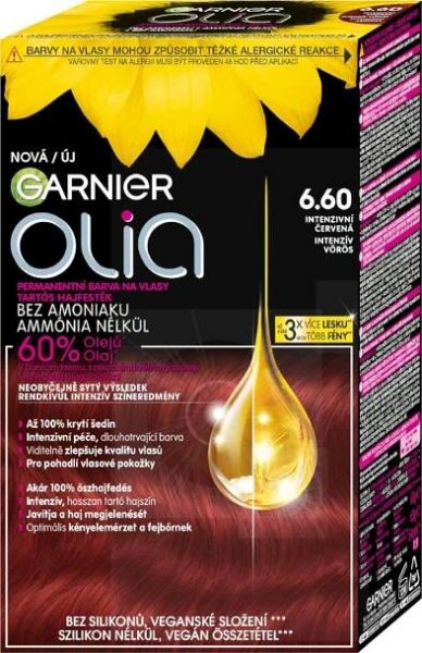 Garnier Olia 50 ml 6.60 intenzivní červená od 139 Kč