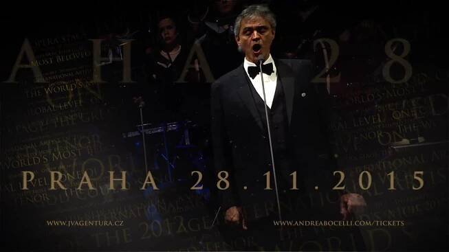Andrea Bocelli opět v Praze. Pořiďte si vstupenku, dokud je čas!