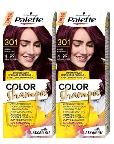 Palette Šampon Bordo 301 24 umytí x2
