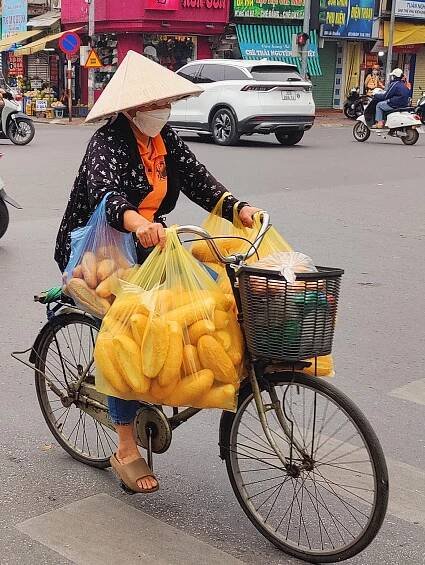 Baker on a Bicycle