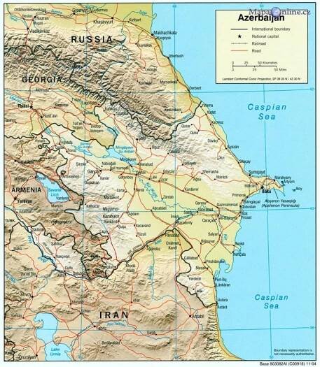 Reliéfní mapa