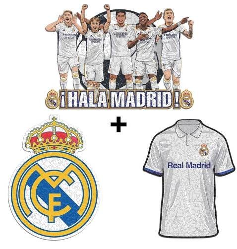 3 PACK Real Madrid CF® Logo + Jersey + 5 Players
