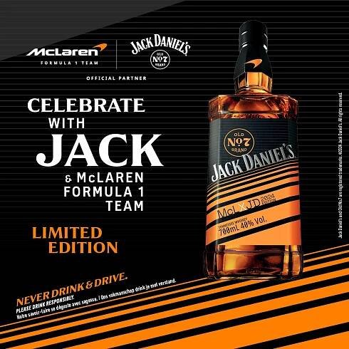 Jack Daniel's Old N°7 McLaren Edition N°2 2024 40° 0.7L