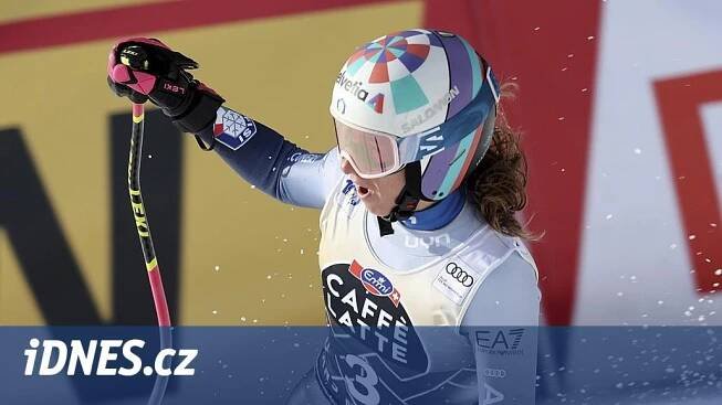 Ledecká vydřela nejlepší výsledek sezony ve sjezdu, v Crans Montaně vládly Italky - iDNES.cz