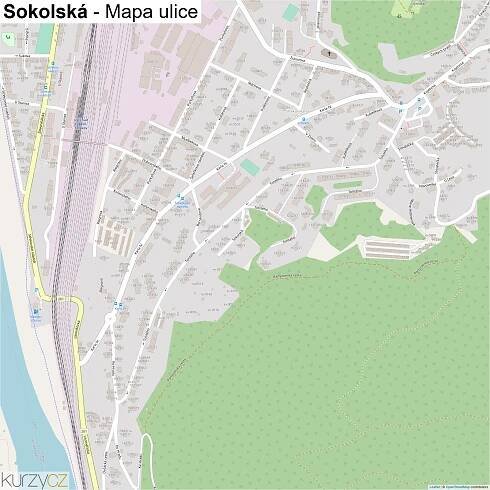 Sokolská - mapy | Kurzy.cz