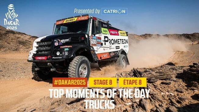 Trucks Top moments presented by Catrion - Stage 8 - #Dakar2025 - Vidéo Dailymotion