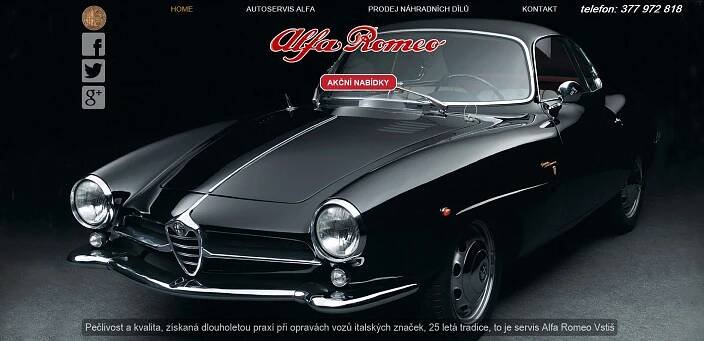 Autoservis Alfa Romeo Plzeň