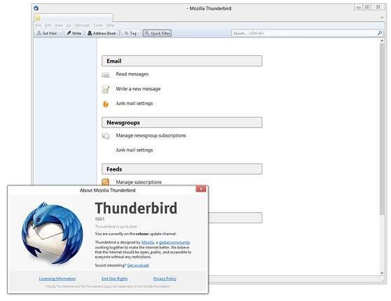 Mozilla předává vývoj klienta Thunderbird komunitě