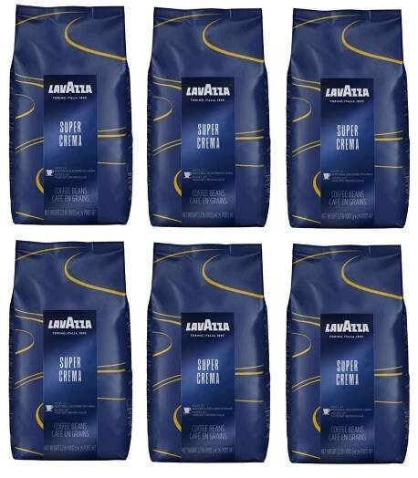 Lavazza Super Crema zrnková káva 6 kg