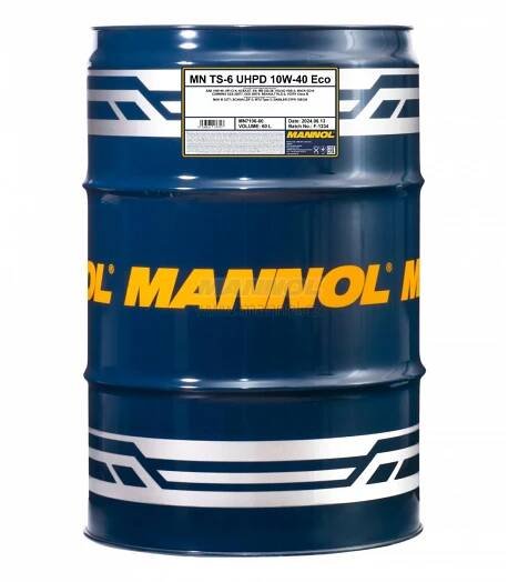 Syntetický motorový olej Mannol TS-6 UHPD 10W-40 Eco 7106 - 60l