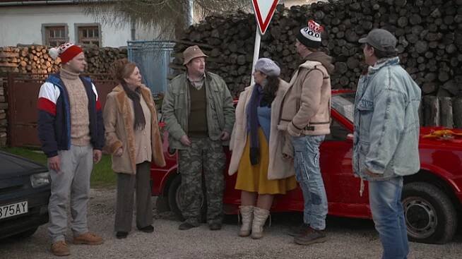 Horná Dolná - Armagedon - Z filmu - Peter Brajerčík, Marta Sládečková, Peter Sklár, Petra Polnišová