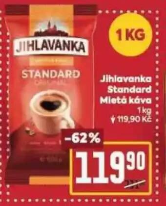 Billa Jihlavanka Standard Mletá káva nabídka