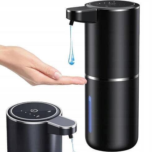 ELEKTRICKÝ DÁVKOVAČ MÝDLA TEKUTIN AUTOMATICKÝ BEZDOTYKOVÝ 380ML