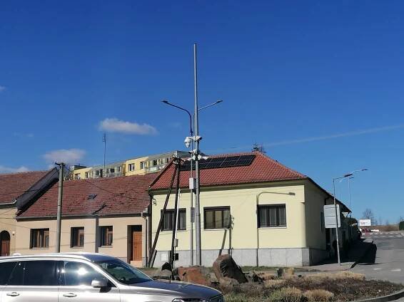 Nové kamery ve Vyškově: Pohlídají provoz na vytížené křižovatce i zákaz vjezdu