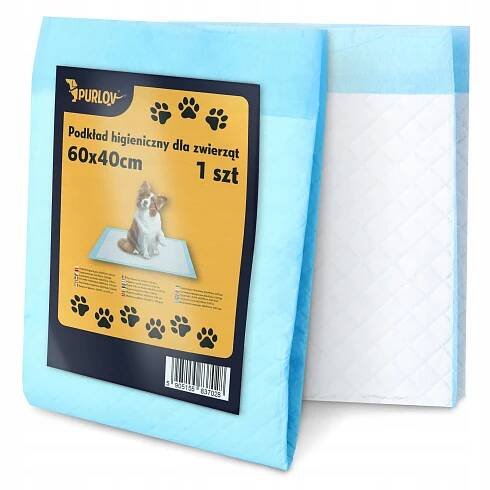 HYGIENICKÁ PODLOŽKA PRO ZVÍŘATA 60x40 cm Podložka pro učení Sikania PSA KOČKY Absorpční
