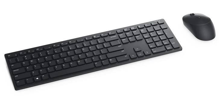 DELL KM5221W klávesnice Obsahuje myš RF bezdrátový QWERTY US Mezinárodní Černá (KM5221WBKB-INT)