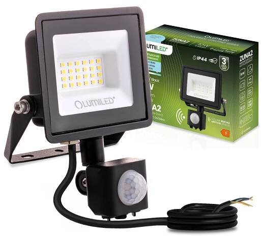 LED reflektor 20W HALOGEN VENKOVNÍ LAMPA REFLEKTOR s POHYBOVÝM SENZOREM