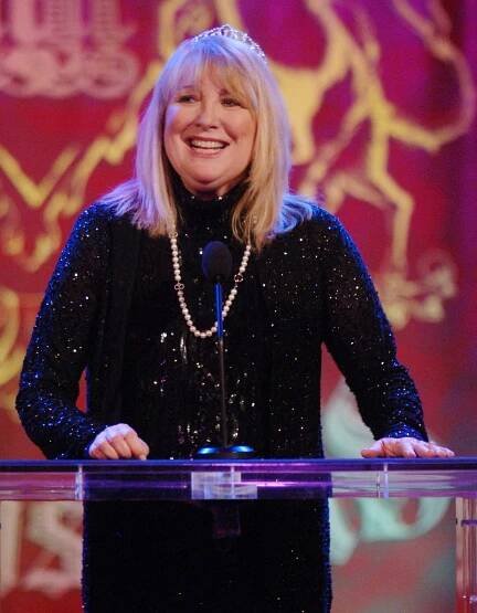 US actress Teri Garr speaks at 12th annual Race to Erase MS fundraiser.