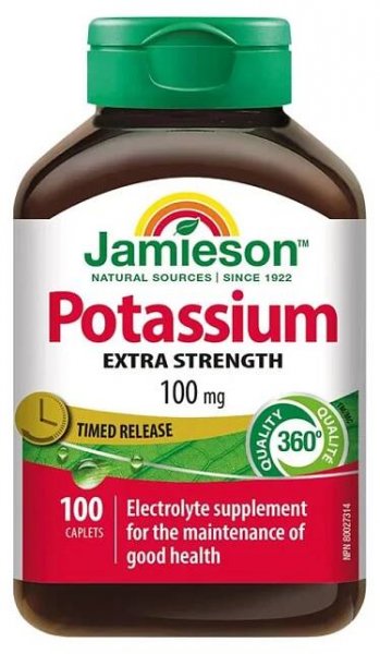 Jamieson Draslík s postupným uvolňováním 100 mg 100 tablet