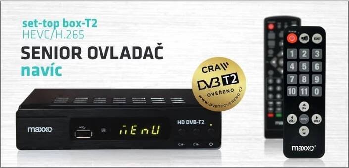 Maxxo DVB-T2 H.265 SENIOR