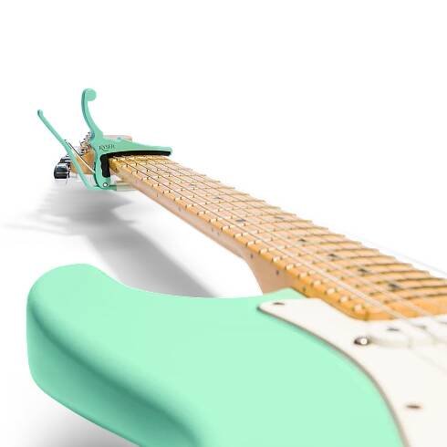 Fender® x Kyser® Quick-Change® Electric Guitar Capo, Surf Green