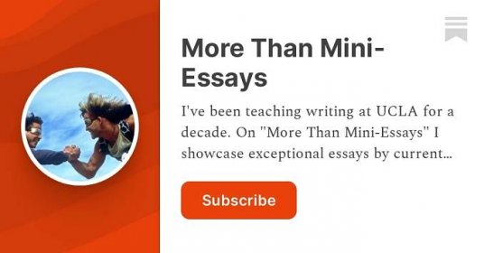 More Than Mini-Essays