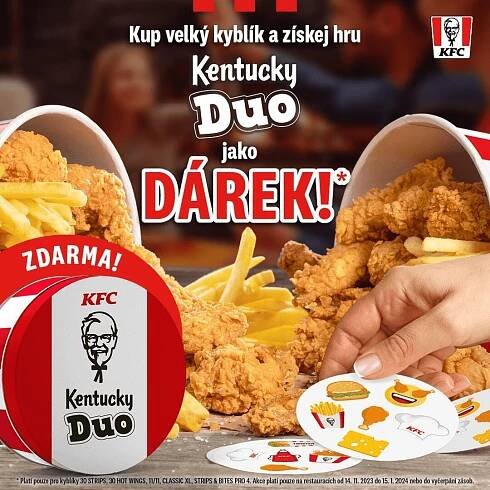 KFC - Kup velký kyblík a získej hru - Centrum Stromovka
