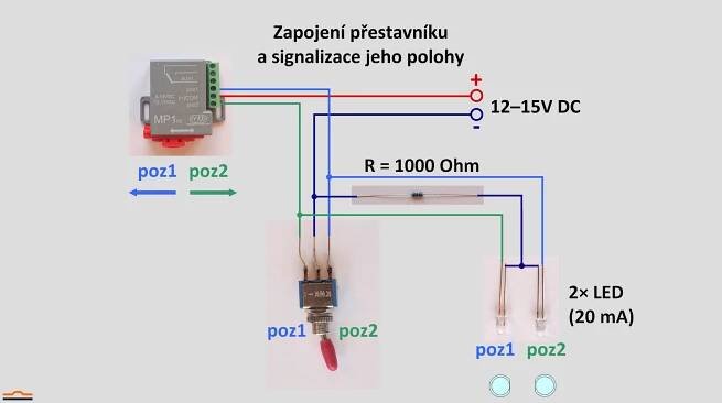 Zapojení přestavníku
