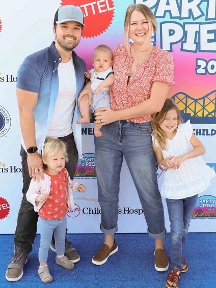 Nathan Kress and London Elise Kress attend UCLA Mattel Children's Hospital's 24th annual Party on November 05, 2023 in Santa Monica, California.
