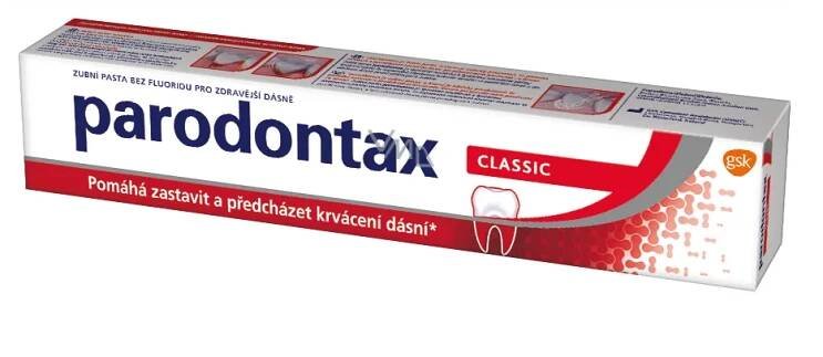 Parodontax Classic zubní pasta proti krvácení dásní bez fluoridu 75 ml - VMD drogerie a parfumerie