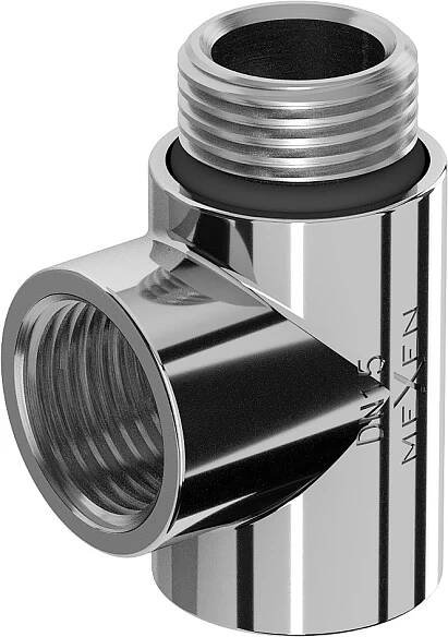 MEXEN - T-kus pro elektrické topení, chrom (W906-000-01)