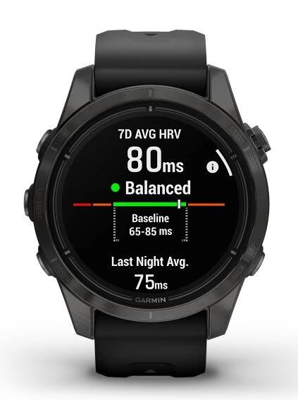 Garmin - Epix™ Pro (Gen 2) – Sapphire Edition | 42 mm Carbon Gray DLC Titanium / Black Band | Tovys.cz 