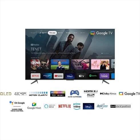 TCL 75C645 QLED ULTRA HD LCD TV | DNO elektro 