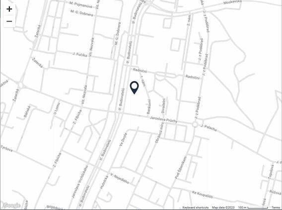 Mapa Central Most