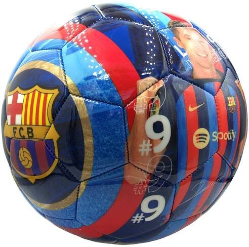 FOTBALOVÝ MÍČ FC BARCELONA LEWANDOWSKI R.5