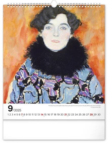 Gustav Klimt 2025 - nástěnný kalendář | KNIHCENTRUM.cz