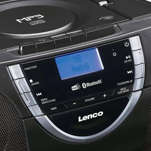 Přenosné rádio Lenco SCD-6900BK / MP3/CD/USB přehrávač / Bluetooth 5.0 / 8 W / černá jen za 1 484 Kč ✅| Vyberte si na iPrice.cz