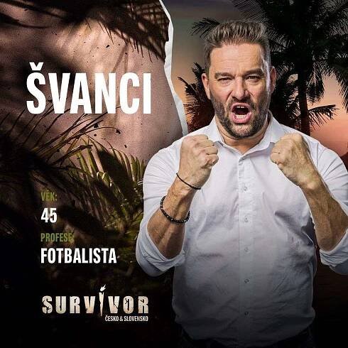 Jedním z účastníků je i bývalý fotbalista a pořádný šoumen, Petr Švancara. 
